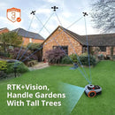 Segway Navimow i105N Robot Lawn Mower Perimeter Wire Free 1/8 Acre RTK+Vision Robotic Lawnmower, AI-Assisted Mapping, Virtual Boundary, APP Control, 58dB(A) Quiet, Multi-Zone Management by GreenHaven Gardens