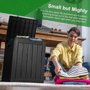 DRATO Deck Boxes, 28 Gallon Outdoor Storage Box for Patio Cushion, Sports Equipment, Garden Tools, Waterproof and UV Resistant, Lockable Black by CozyNest Decor