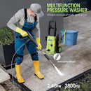 Electric High Pressure Washer - Portable Washer with 23 FT Water Outlet & 6.6 FT Inlet Hose, Steel Spray Wand, Foam-Adjustable Cannon,4 Nozzle Set, Cleans Car/Patio/Fence/Window, 3800PSI 2.4GPM by GreenHaven Gardens