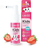 LAB52 Kids Oral Spray, Toddler Toothpaste Helper for Daily Oral Care and Fresh Breath, Children Approved with Fluoride Free for Newborn to Preschoolers, Xylitol Strawberry Flavor by CozyNest Decor