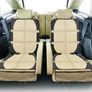 Car Seat Protector for Child Car Seat, 2 Pack Baby Car Seat Covers with Mesh Pockets & Non-Slip Backing 600D Durable Seat Protector Under Baby Car Seat for Car Back Seat (Beige, Large) by TinyTreasures Baby Boutique