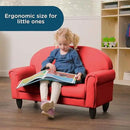 Children's Factory As We Grow Toddler Sofa, Flexible Seating for Daycare or Preschool, Kids Reading Couch, Playroom Furniture, Red by CozyNest Decor