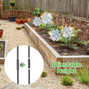 BATTIFE 6 Sets Pinwheels for Yard and Garden, Double Sides Reflective Bird Deterrent Pinwheel, Large Silver Outdoor Sparkly Wind Spinner, Pin Wheels for Lawn and Patio… by GreenHaven Gardens