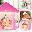 Monobeach Princess Tent Girls Large Playhouse Kids Castle Play Tent with Star Lights Toy for Children Indoor and Outdoor Games, 55'' x 53'' (DxH) by TinyTreasures Baby Boutique