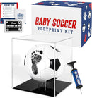 Circa Print Baby Soccer Ball Handprint Kit, Ink Pad for Hand and Footprints - Unique Keepsake for Dads, Baby Shower Present for Moms, Newborn Gift by TinyTreasures Baby Boutique