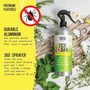 YAYA ORGANICS Tick Ban | Extra Strength Tick Repellent Made with Essential Oils and All Natural, DEET Free Ingredients | Proven Effective, Safe for Adults, Kids and Dogs | Mixed Pack (4oz/16oz) by TinyTreasures Baby Boutique
