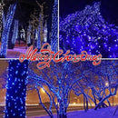 300LIGHTS(2*150L) Blue Extra-Bright with End Connectors Christmas Decorative Lights 19.44m UL Certified Mini String Light Set Waterproof for Home Garden Holiday Tree Party Patio Decor Wedding by CozyNest Decor
