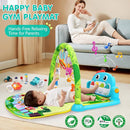 UMIKU Baby Play Mat Baby Toys Tummy Time Mat Activity Center for Newborn Infant Piano Tummy Time Music & Light Infant Boy Girl Gifts for Babies Toys 0-3 3-6 6-12 Months, Dinosaur Style by TinyTreasures Baby Boutique