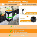 Solar Lanterns-Sunklly Hanging Solar Lights 3 Modes Changing & Fixed Waterproof Hanging Lanterns Outdoor Dancing Flicking Flame Decoration for Garden Patio Yard Pathway (2 Pack New Flame) by GreenHaven Gardens