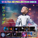 Galaxy Projector, 13 in 1 HD Planetarium Star Projector for Bedroom, 360 Rotating Star Light with Adjustable Knob and Timer for Kids, Ceiling, Gifts, Room Decoration by TinyTreasures Baby Boutique