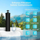 AQUACREST NSF/ANSI 42&372 Certified Water Filter, Replacement for Berkey® Gravity Water Filter System, Berkey® Black Purification Elements, Pack of 2 by CozyNest Decor