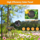 KOOPER Solar Lanterns Outdoor Waterproof, 4 Pack Upgraded Bronze Metal Hanging Solar Lights Outdoor Lanterns, Brighter Auto On/Off Outdoor Hanging Lantern for Yard Patio Pathway Porch Garden Decor by CozyNest Decor