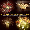 6 Pack Firework Lights 120 LED Copper Wire, 8 Modes Dimmable String With Remote Control, Waterproof Hanging Fairy Lights for Party, Home, Christmas, Garden Outdoor Decoration by GreenHaven Gardens