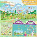 Easter Reusable Sticker Books for Toddlers 1-3, Easter Stickers for Kids, Sticker Book for Toddlers 2-4 Years, Easters Gifts Toys for Kids Girls Boys by TinyTreasures Baby Boutique