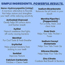 Vital Toothpaste Tabs with Nano-Hydroxyapatite | Naturally Whitens + Remineralizes Teeth | Fluoride & Plastic Free | Combats Sensitivity | Travel & Eco Friendly | Charcoal Mint | 248 Tablets (4 Month) by CozyNest Decor