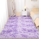 Luxury Area Rug, 6x9 Rugs for Living Room, Ultra Soft Rugs for Bedroom, Non-Slip Indoor Carpet for Nursery, Kids Room, Playroom, Home Decor, Tie-Dyed Purple by TinyTreasures Baby Boutique