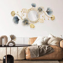 Lucky Monet Wall Art Decor Large Metal Wall Art Modern Geometric Circular Decor Wall Sculptures Wall Hanging Decoration for Living Room Dinning Room Bedroom Entryway Kitchen (Style 3) by CozyNest Decor