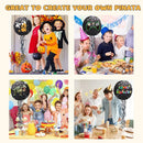 WERNNSAI Black Round Pinata for DIY - Halloween Black Moon Pinata for Kids DIY Birthday Party Disco Decoration for Adult Night Party Supplies with Confetti Bat Blindfold, 12.2”x 12.2” by TinyTreasures Baby Boutique