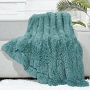 GONAAP Fuzzy Faux Fur Throw Blanket Twin Size Light Teal Super Soft Cozy Plush Fuzzy Shaggy Blanket for Couch Sofa Bed (Light Teal, Twin(60"x80")) by CozyNest Decor