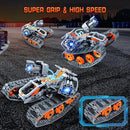 HOGOKIDS 5 in 1 STEM Building Set with LED Light - APP & Remote Controlled Cars Building Toys Kit, RC Robot Tank Sleigh Tracked Racer 604 PCS, Toy Gifts for Kids Boys Girls Ages 6 7 8 9 10 11 12+ Year by TinyTreasures Baby Boutique