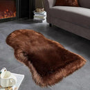 AMTOVO Faux Fur Rug, Coffee Area Rug, Fluffy Sheepskin Rug, Fuzzy Ultra Soft 2 x 4 ft Shag Rugs for Bedroom Sofa Throw Cushion Room Decor, Sheepskin by CozyNest Decor