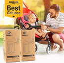 Pack of 2 Stroller Cup Holders, Universal Drinks Holder for Bikes, Trolleys or Walkers by TinyTreasures Baby Boutique