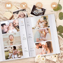 Lanpn Baby Photo Album 4x6 300 Pockets, Linen Newborn Bebe Ultrasound Photo Album with Memo Writing Area Photo Book, Picture Album for kids, Baby Girl Boy Memory Book Keepsake Beige by TinyTreasures Baby Boutique