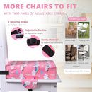 Booster Seat for Kitchen Chair with Adjustable Straps, Toddler Booster Seats for Dining Table Portable for Travel Camping Eating, Booster Cushion for Table for Baby Child Infant Kid Boy Girl by TinyTreasures Baby Boutique