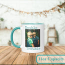 Personalized Mother's Day Coffee Mug, Custom Mum Photo Text 11 Oz Ceramic Mug, Customized Mom Gift Idea Picture Name Cup, Taza Cafe Personalizadas Fotos, Cute Gifts Mom Women Dad Men, Teal by TinyTreasures Baby Boutique