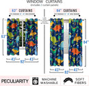 Cartoon Dinosaur Blackout Curtain Panels Curtains Blue Curtains for Boys Bedroom Grommet Top Window Treatment 2 Panels Drapes Kids Room Decor Navy Blue Curtains 84 Inch Length, 82" x 84" by TinyTreasures Baby Boutique