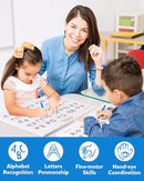 Coogam Magnetic Letters Practicing Board, Magnets Tracing ABC Alphabet Board Learning to Write Uppercase&Lowercase Educational Toy Fine Motor Montessori Gift for 3 4 5 Years Old Preschool Kids by TinyTreasures Baby Boutique