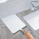 All-Purpose Stainless Steel Shower Squeegee for Shower Glass Door with 2 Adhesive Hooks, Bathroom Cleaner Tool Household Window Mirror Squeegee for Glass Doors, Cleaning Tile Wall, Car, 14 Inch Silver by CozyNest Decor