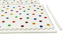 Yay Mats Stylish Extra Large Baby Play Mat. Soft, Thick, Non-Toxic Foam Covers 6 ft x 4 ft. Expandable Tiles with Edges Infants and Kids Playmat Tummy Time Mat (Cassia Polka Dot) by TinyTreasures Baby Boutique