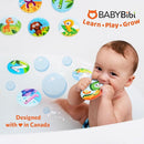 Floating Animals & Alphabet Flash Cards for Bathtub - Preschool Learning Toddler Flash Cards - Educational Bath Toys for 18 Months+ (Set of 26) by TinyTreasures Baby Boutique