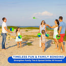 Ayeboovi Toss and Catch Ball Set Outdoor Yard Beach Pool Toys Games for Kids Family Sports 8 Paddles 4 Balls for Toddlers Boys Girls Ages 3-12 Boys Girls Birthday Gift by TinyTreasures Baby Boutique