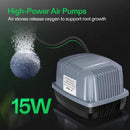 VIVOSUN DWC Hydroponics Grow System with Top Drip Kit, 5-Gallon Deep Water Culture, Recirculating Drip Garden System with Multi-Purpose Air Hose, Air Pump, and Air Stone (4 Buckets + Top Drip Kit) by GreenHaven Gardens