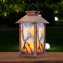 Solar Lanterns Outdoor, Waterproof Garden Hanging Lanterns with LED Flickering Flameless Candles for Mom Grandma Women Lantern Decorative Outdoor for Yard, Garden,Party Decor by CozyNest Decor