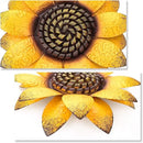 EASICUTI Sunflower Metal Flowers Wall Decor Metal Wall Art Decorations Hanging for Indoor Outdoor Home Bathroom Kitchen Dining Room Bedroom Living Room Or Wall Sculptures 12 Inch by GreenHaven Gardens