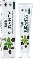 Sri Sri Tattva Sudanta Charcoal Toothpaste Gel – SLS, Fluoride Free Herbal Toothpaste with Neem & Ayurvedic Herbs – Natural Teeth Whitening, Fresh Breath, Oral & Gum Health – 100g Tube (Pack of 1) by CozyNest Decor