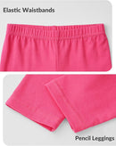 Witwot 3 Pack Baby Girls Leggings Toddler Kids Soft Cotton Pants Size 18M-5T by TinyTreasures Baby Boutique