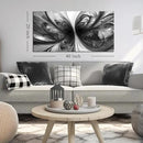 Abstract Wall Art for Living Room Black and White Pictures Wall Art Bedroom,Home Office Wall Decor 20 x 40 Inch by CozyNest Decor