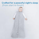 TotAha Toddler Sleep Sack 1.0 TOG for 2T-3T-4T, Soft Wearable Blanket Baby Sleep Bag with 2-Way Safe Zippers,Fluffy Extra Large Sleeping Sacks, Grey by TinyTreasures Baby Boutique
