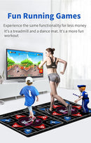 Music Dance Mat for Kids & Adults,Ideal for Fitness Dance Games,899 Games,64GB Memory Card,75 Music Videos,650 Songs.for TV use,Made of Premium Flannel,a Luxurious Gift for Children by TinyTreasures Baby Boutique