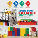Large Building Blocks for Kids Ages 3-8 – 288 Piece Mega Set – Indoor & Outdoor STEM Toy for Boys & Girls by TinyTreasures Baby Boutique