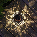 Solar Fairy Lanterns Outdoor Hanging Maple Leaf Decor Lantern,Waterproof Hollow Out Metal Decorative Garden Light,Graceful Decoration for Patio,Yard,Landscape,Walkway,Festival by GreenHaven Gardens