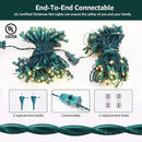 Led Christmas Net Lights Outdoor Christmas Decorations 120Led 6Ftx4Ft Connectable Waterptoof Mesh Net Lights for Trees Bushes Wedding Garden Outdoor Christmas Decorations WarmWhite by GreenHaven Gardens
