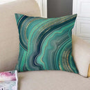 TSSOHU Throw Pillow Cover 18x18 Inch Luxury Green Marble Home Decor Pillowcas Square Cushion Cover for Sofa Bed Couch by CozyNest Decor