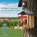 Bird Feeder, 5MP Solar-Powered Smart Bird Feeder with Camera, AI Identifies Birds 10000+, 2.4GHz, Color Night Vision, Instant Notification, Easy to Use, 1.5L Birds Feeders for Outdoor, Yard by GreenHaven Gardens
