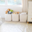 NaturalCozy 13x15x13 Kallax Storage Cubes, 3 Pack | Cotton Rope Cube Storage Bins Woven Baskets for Organizing | Kallax Insert Baskets for Shelves Organizer, Kids Toy, Pantry, Closet, Baby Nursery by TinyTreasures Baby Boutique