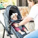 Mompush Wiz 2 in 1 Baby Stroller with Bassinet Mode, Convertible Infant Stroller for Newborn and Toddler with Reversible Seat and Large UPF 50+ Canopy by TinyTreasures Baby Boutique